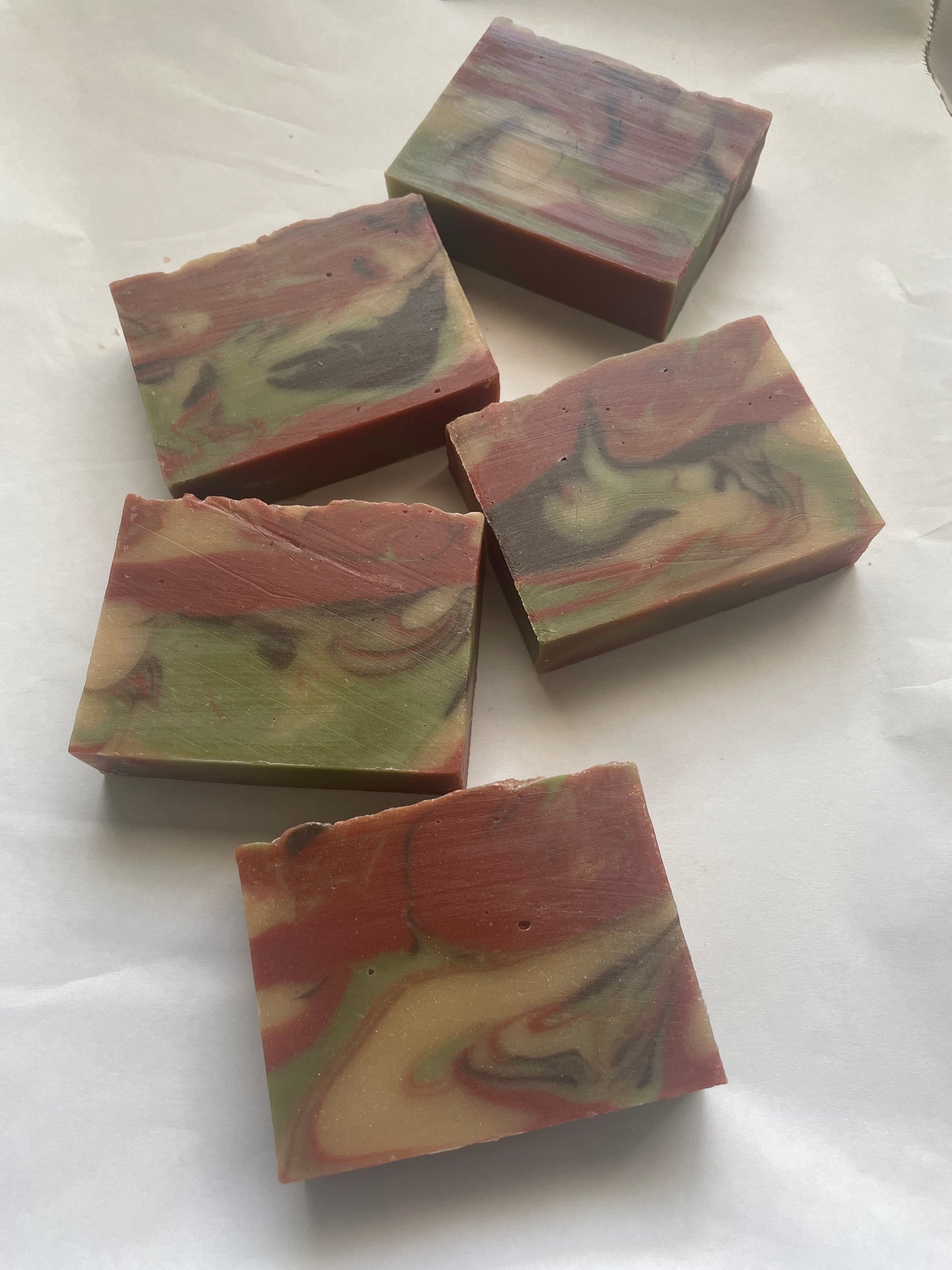 5 Pieces Spice Apple Bar Soap
